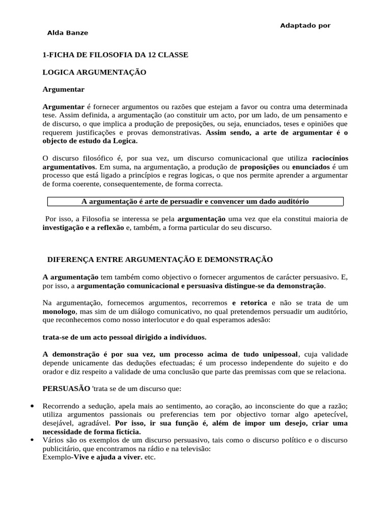 1-Ficha Da 12cl Filos | PDF