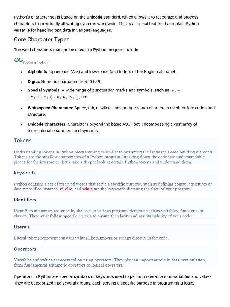 Wa0007. | PDF | Python (Programming Language) | Reserved Word