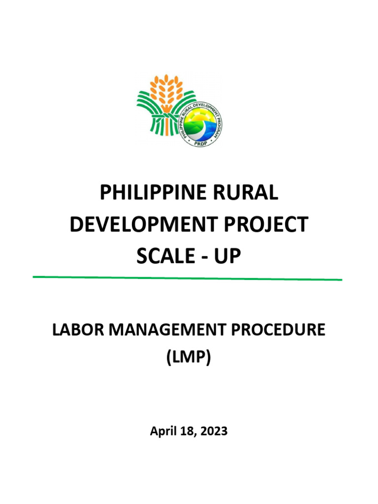 PRDP Scale Up Labor Management Procedure 04.20.2023 | PDF