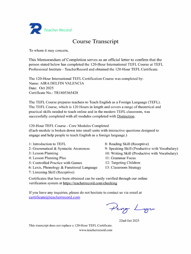 TR1805365428 Transcript | PDF