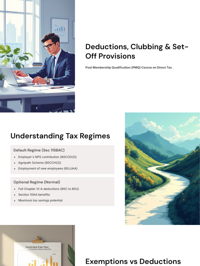 Deductions Clubbing and Set Off Provisions | PDF