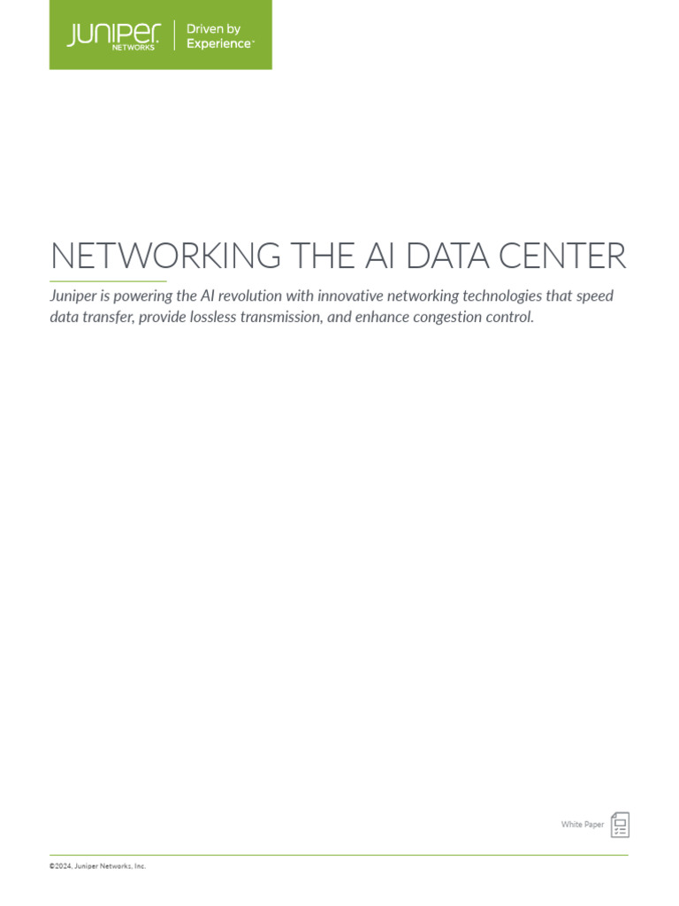 Networking The Ai Data Center | PDF
