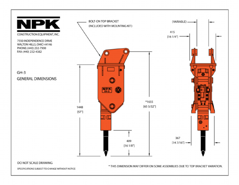GH3 Hydraulic Hammer | PDF