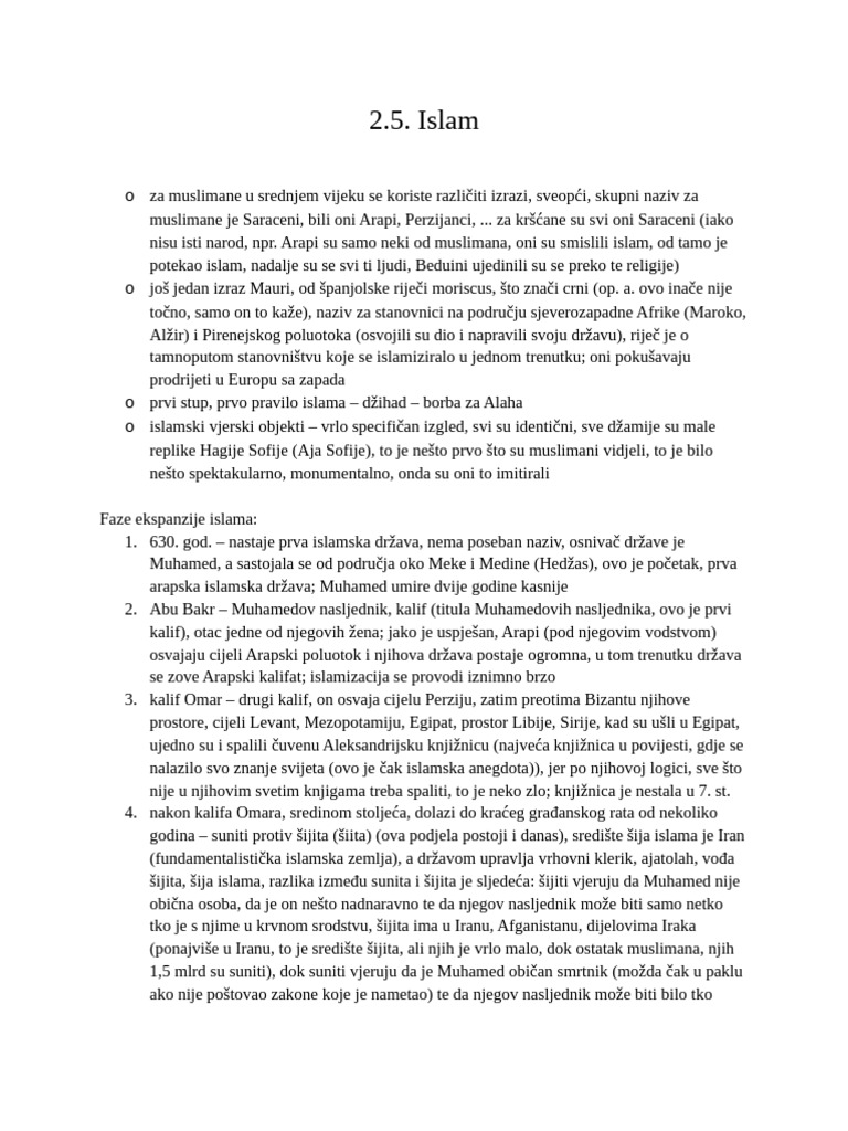 2.5. Islam | PDF