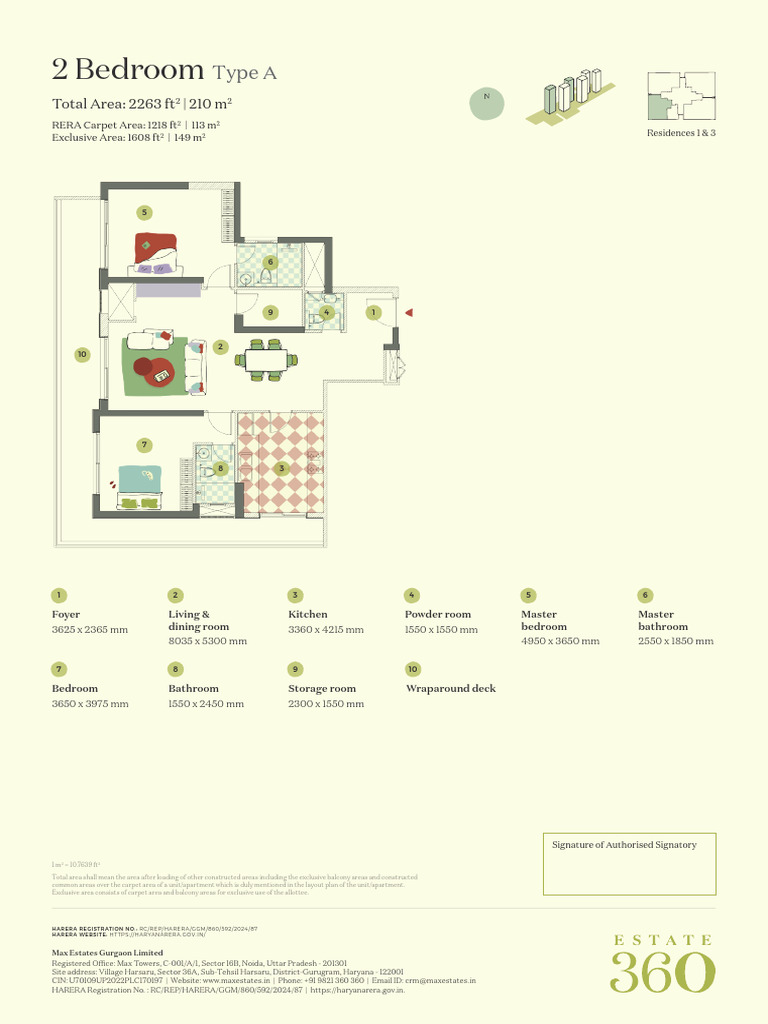Layout Book (Loose Sheets) (2BHKs) | PDF