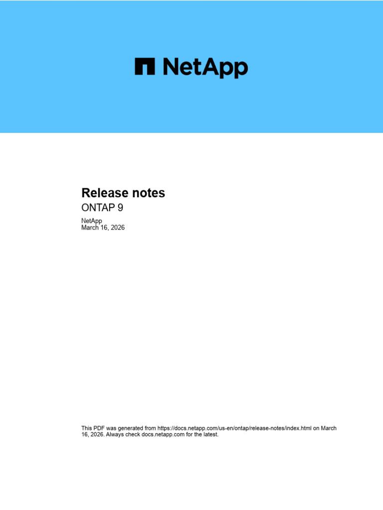Release Notes | PDF