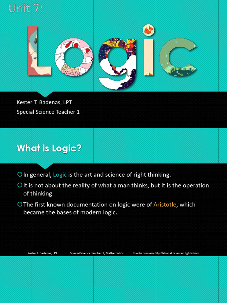 Logic Official Final | PDF