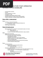 ACDF Post-Op Rehab Protocol Guide | PDF | Physical Therapy | Neck