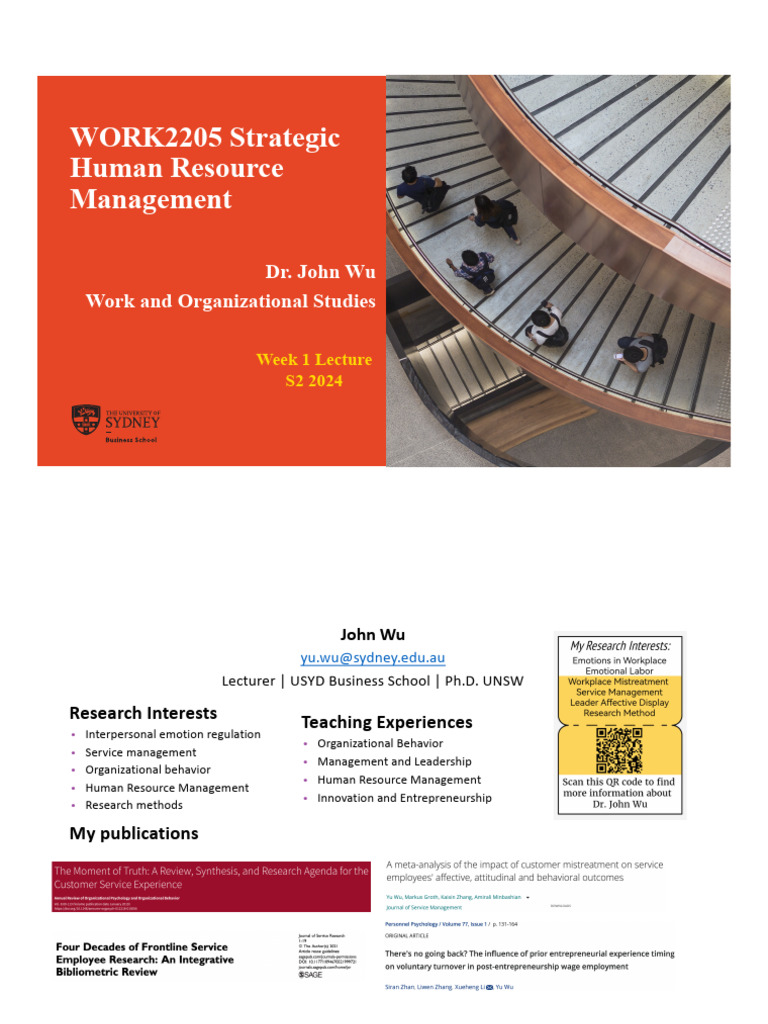 WORK2205+WEEK+1+Lecture+Slides After+lecture | PDF