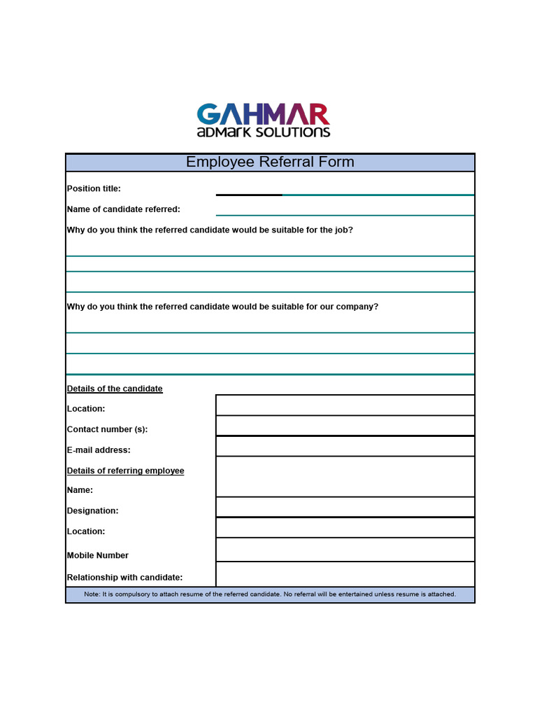 Referral Form | PDF
