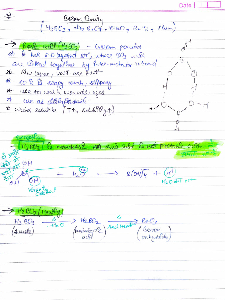P Block LL - Prep and Prop (Class XI) | PDF