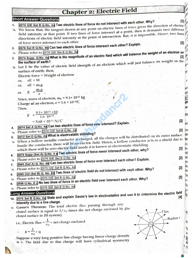 Electric Field | PDF