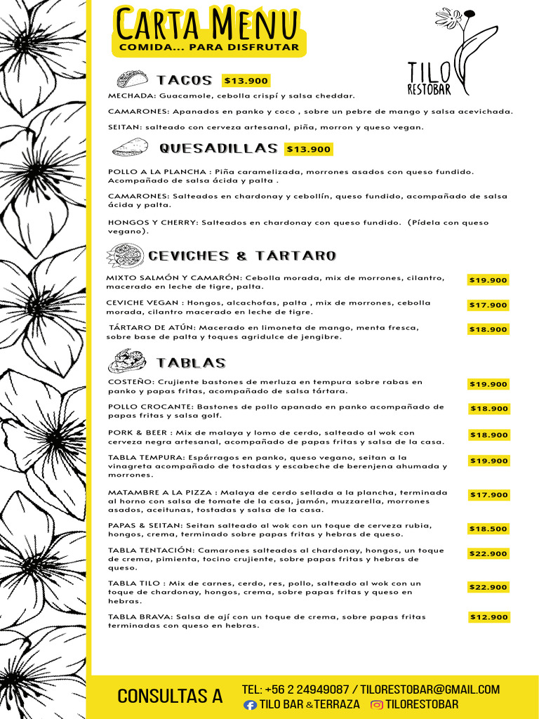 Menu Tilo | PDF