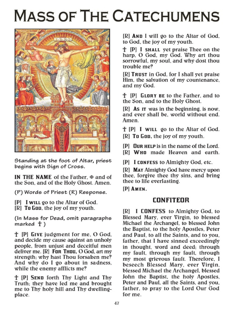 Mass of The Catechumens | PDF