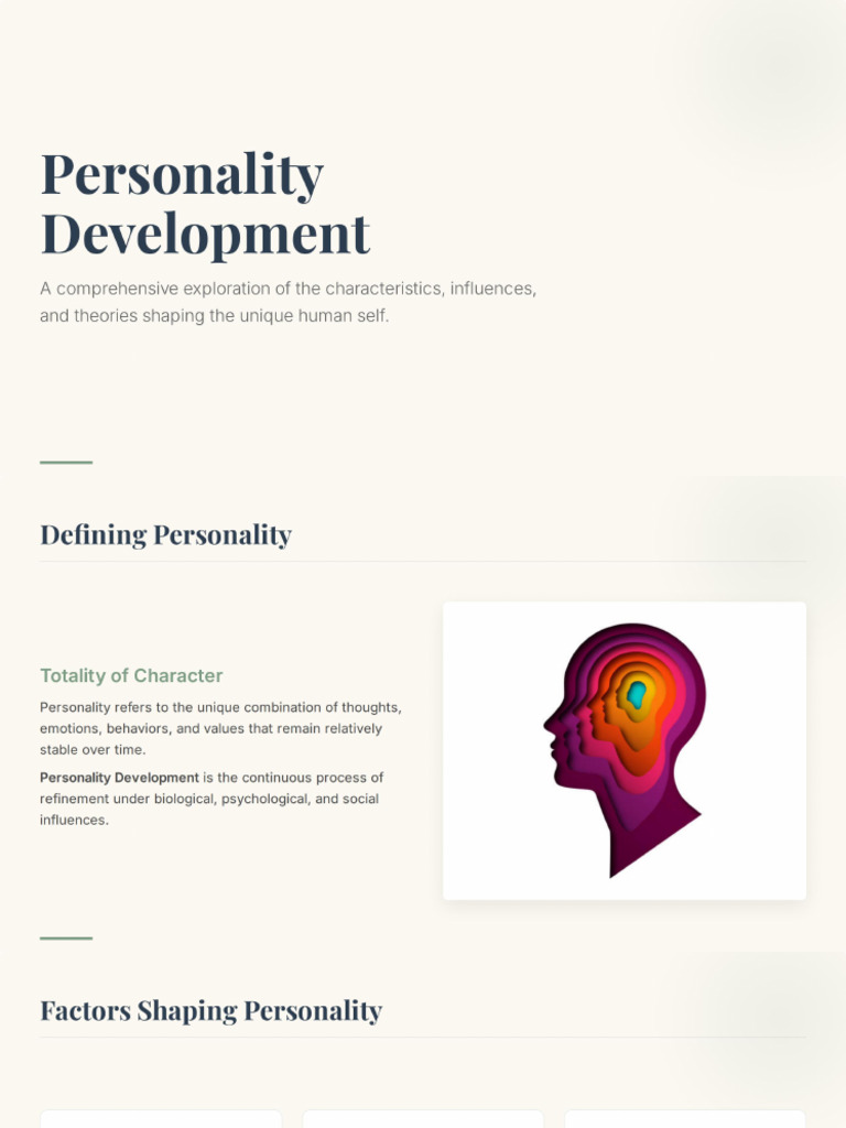 Personality Development | PDF