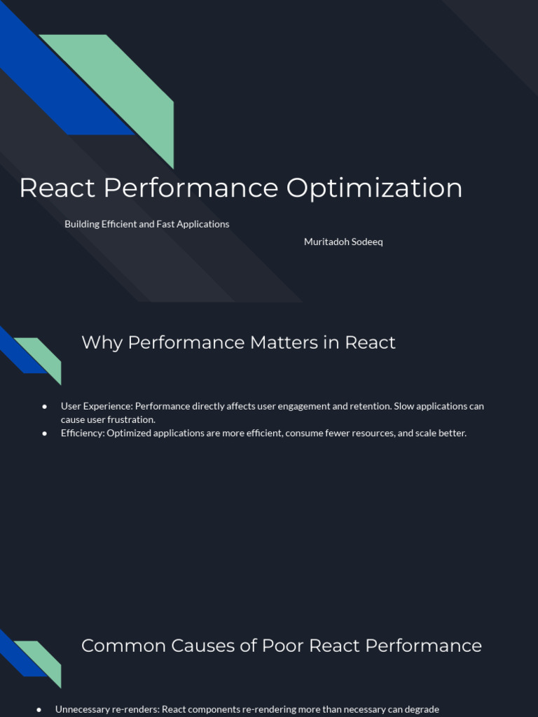 React Performance Optimization | PDF