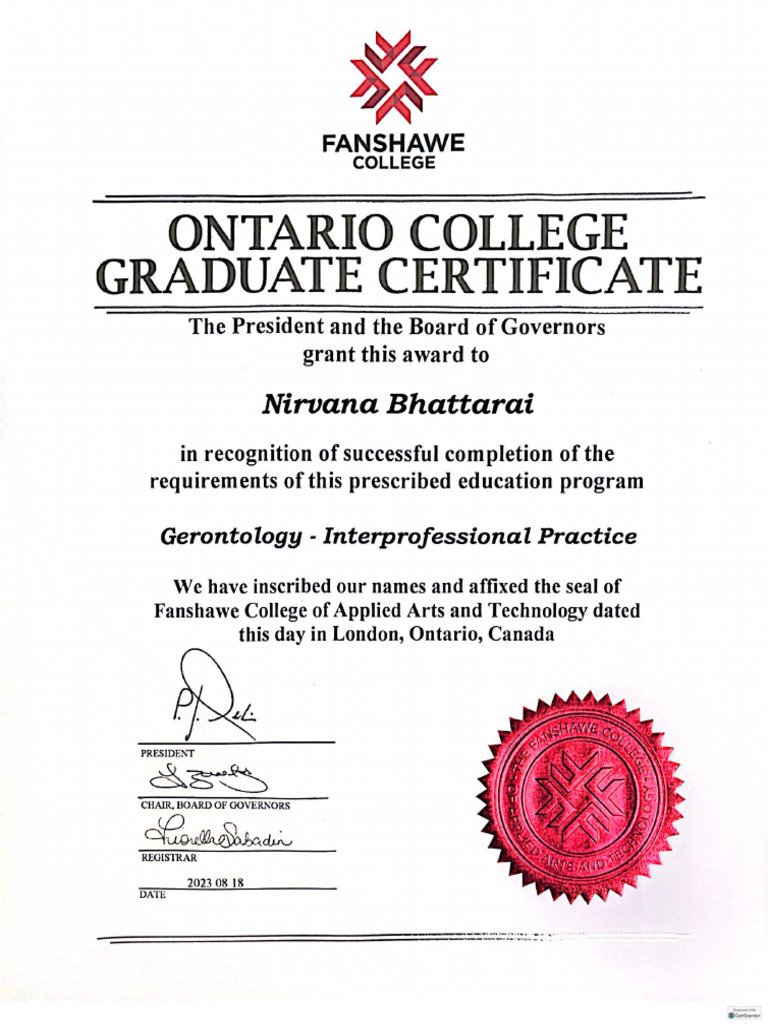 Transcript Diploma | PDF