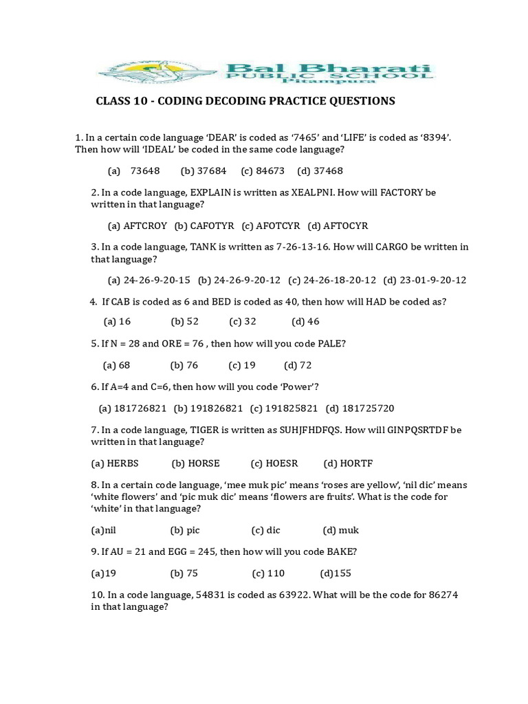 Mental Agility Worksheet 2 | PDF