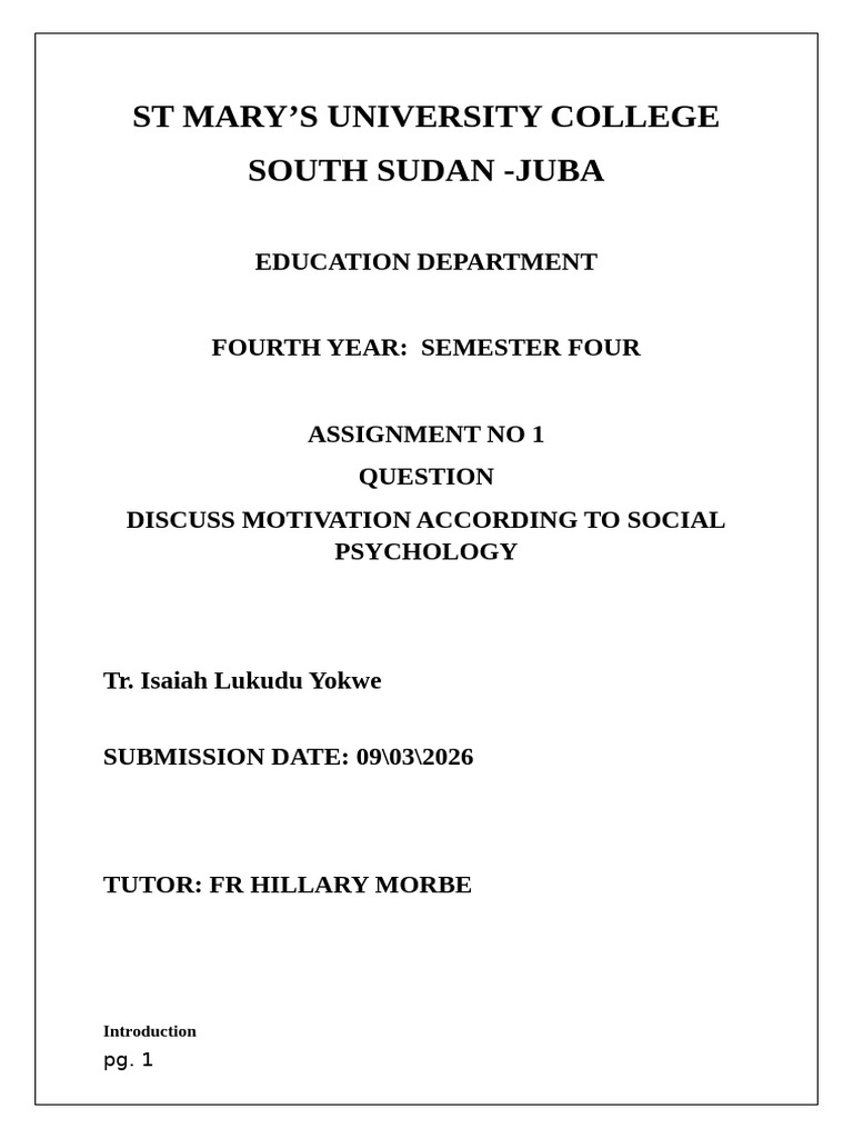 Assignment | PDF