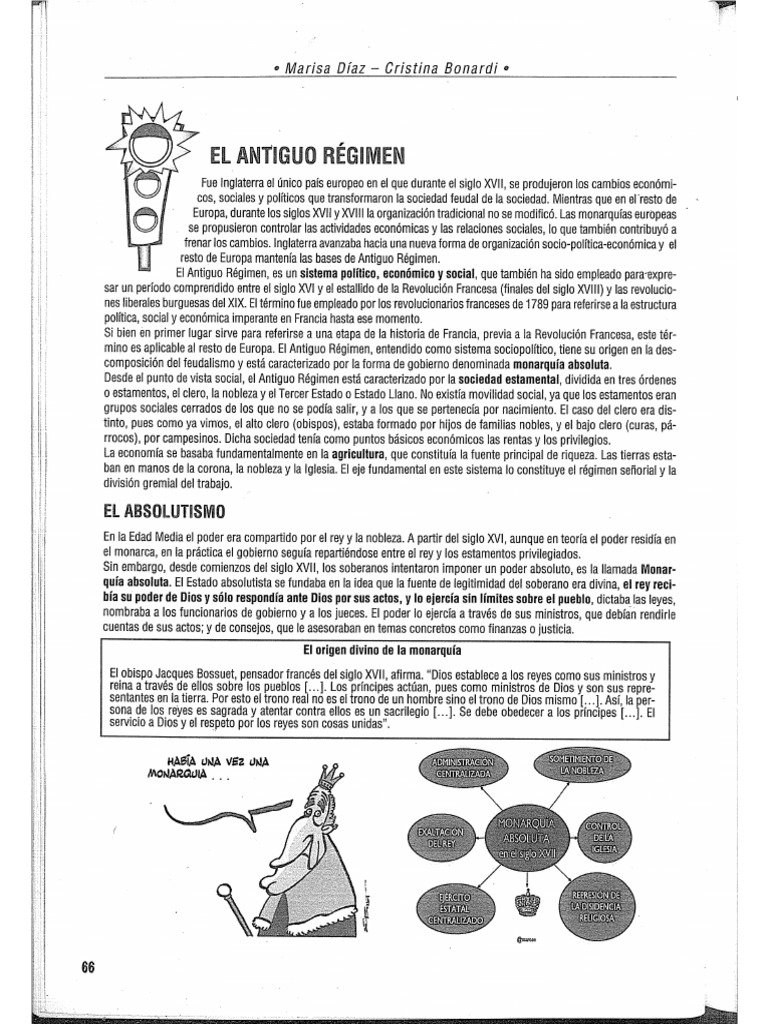 El Antiguo Régimen. El Absolutismo | PDF