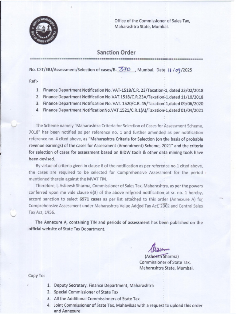 Assessment 6971 Sanctionorder | PDF
