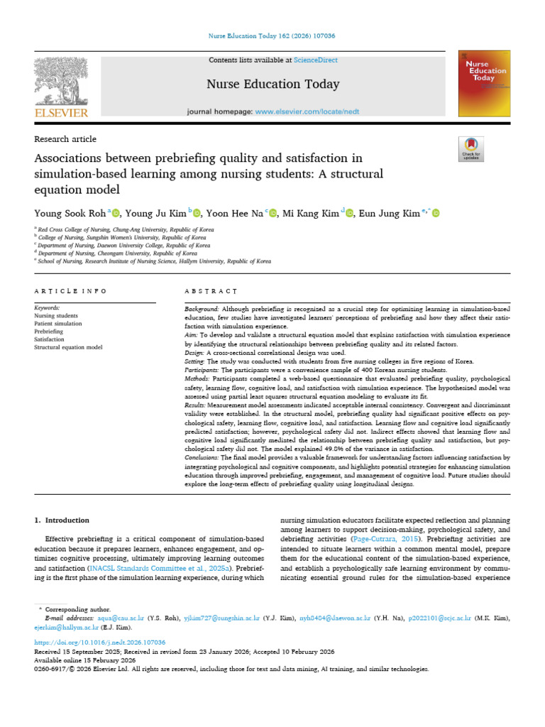 10 1016j Nedt 2026 107036 | PDF