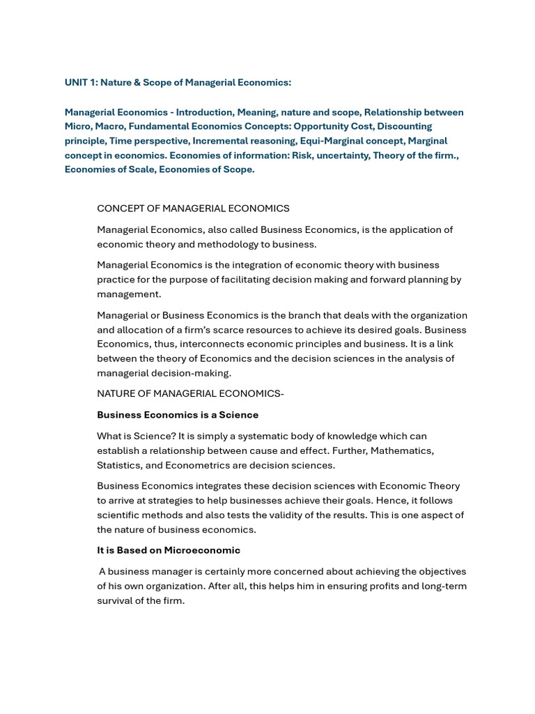 Unit 1 Notes ME (Autonomous) | PDF