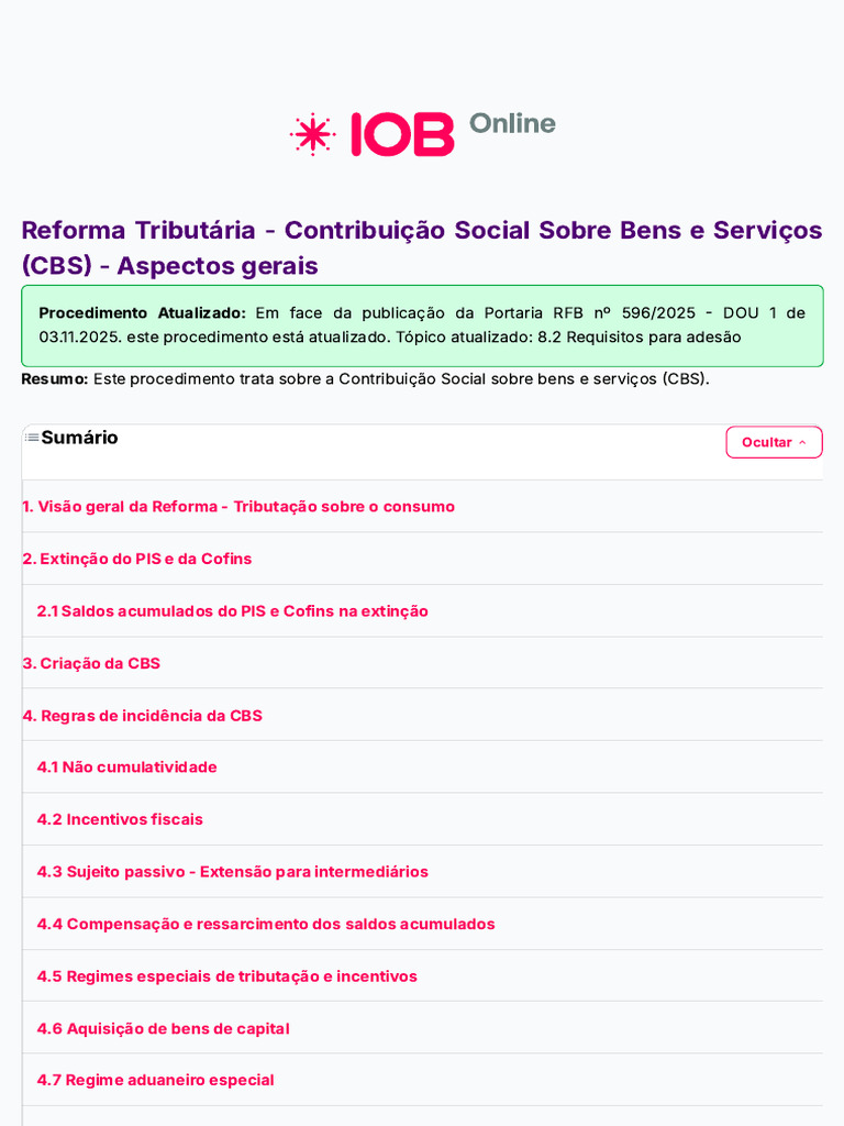 Iob Online Reforma Tributaria | PDF