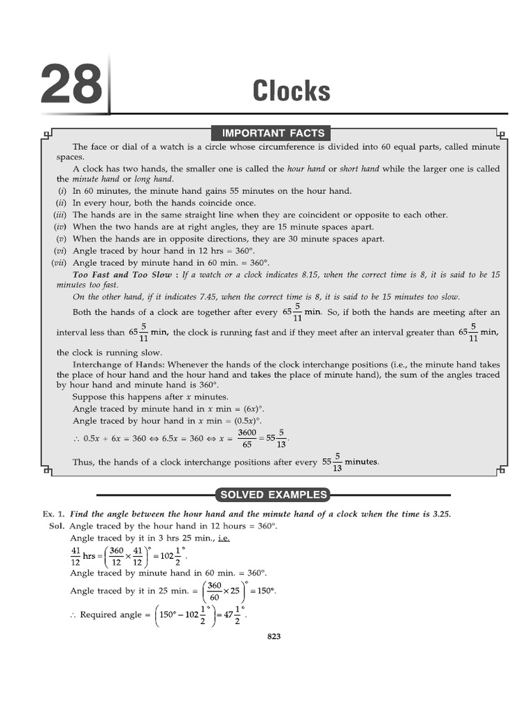 Clock | PDF