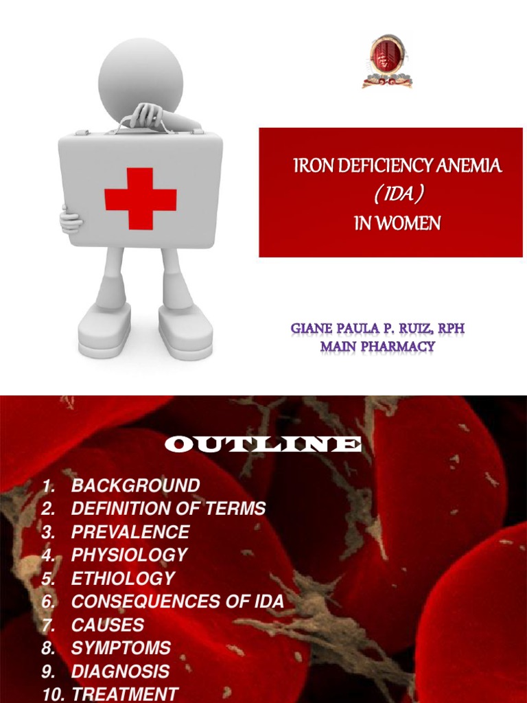 Iron Deficiency Anemia PDF Anemia Hemoglobin