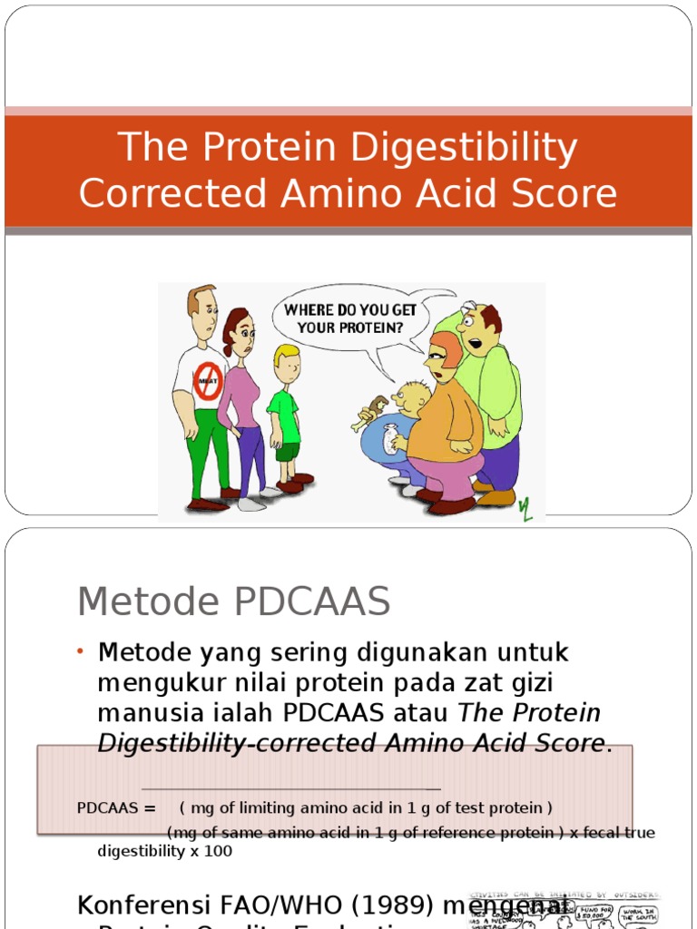 Protein Digestibility Corrected Amino Acid Score PDF
