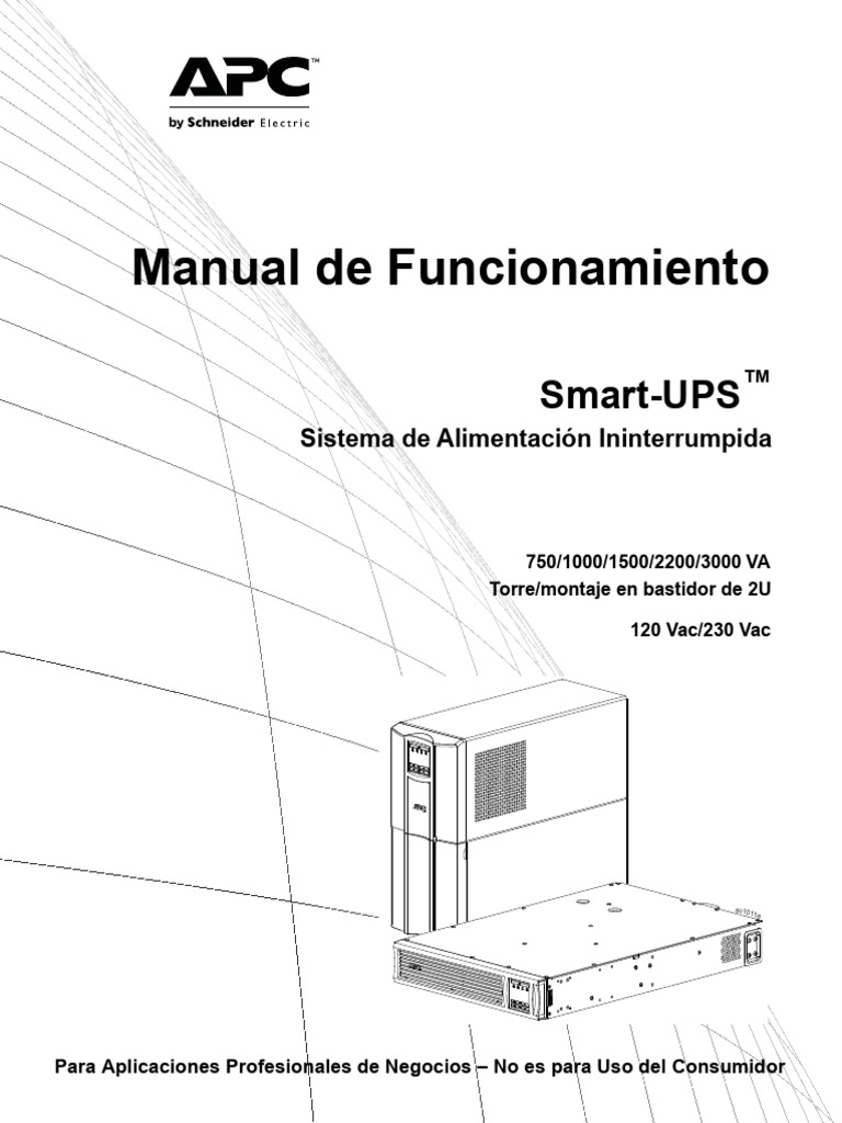 Apc Smt2200rmi2uc User Manual | PDF