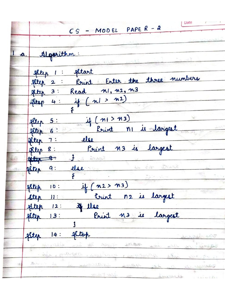 Model Paper 2 C Programming | PDF