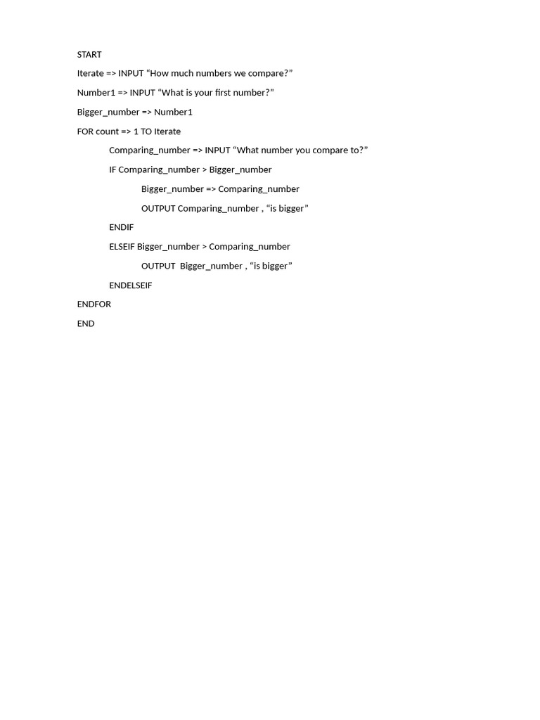 Pseudocode Project | PDF