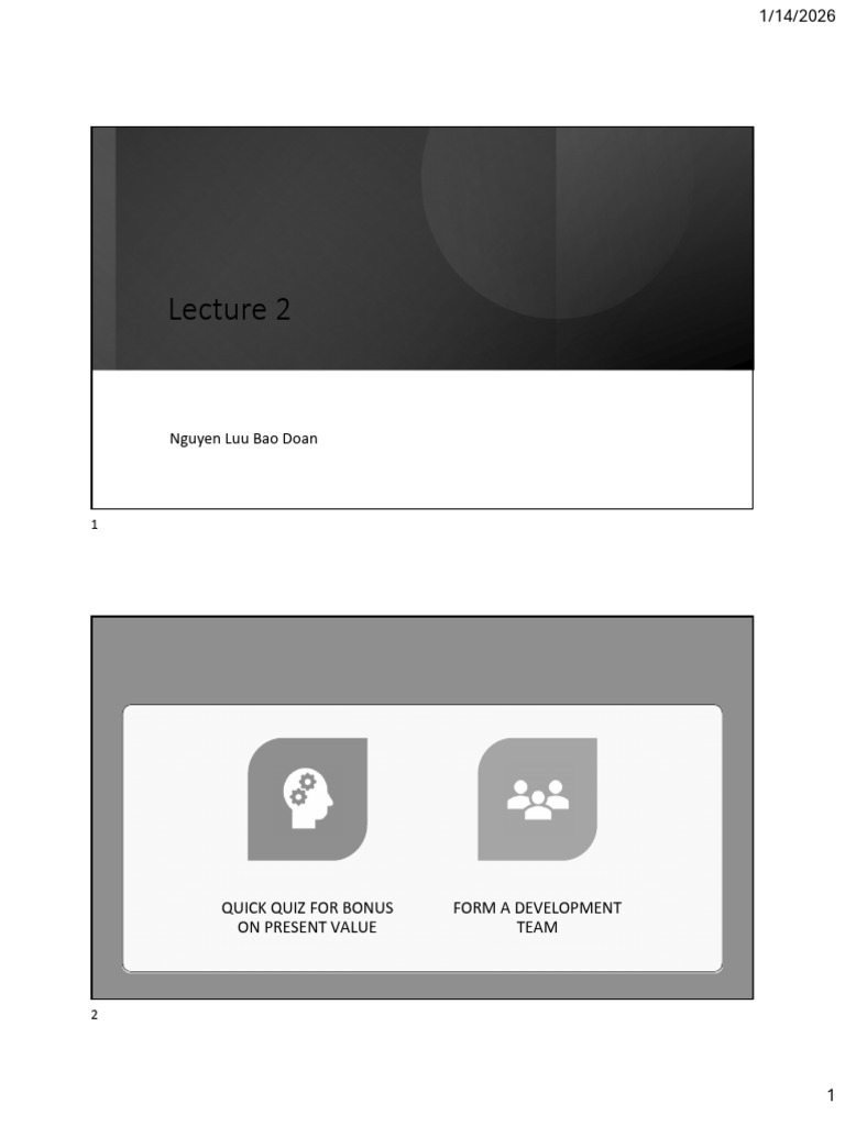 Lecture 2 | PDF