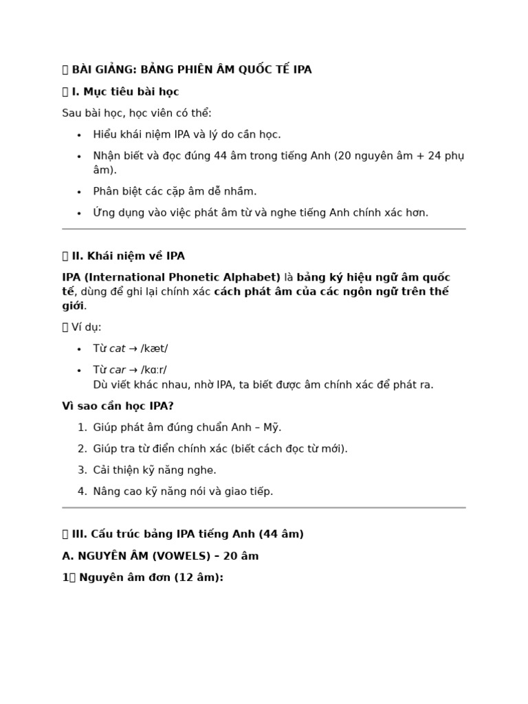 ? Bài Gi NG Ipa | PDF