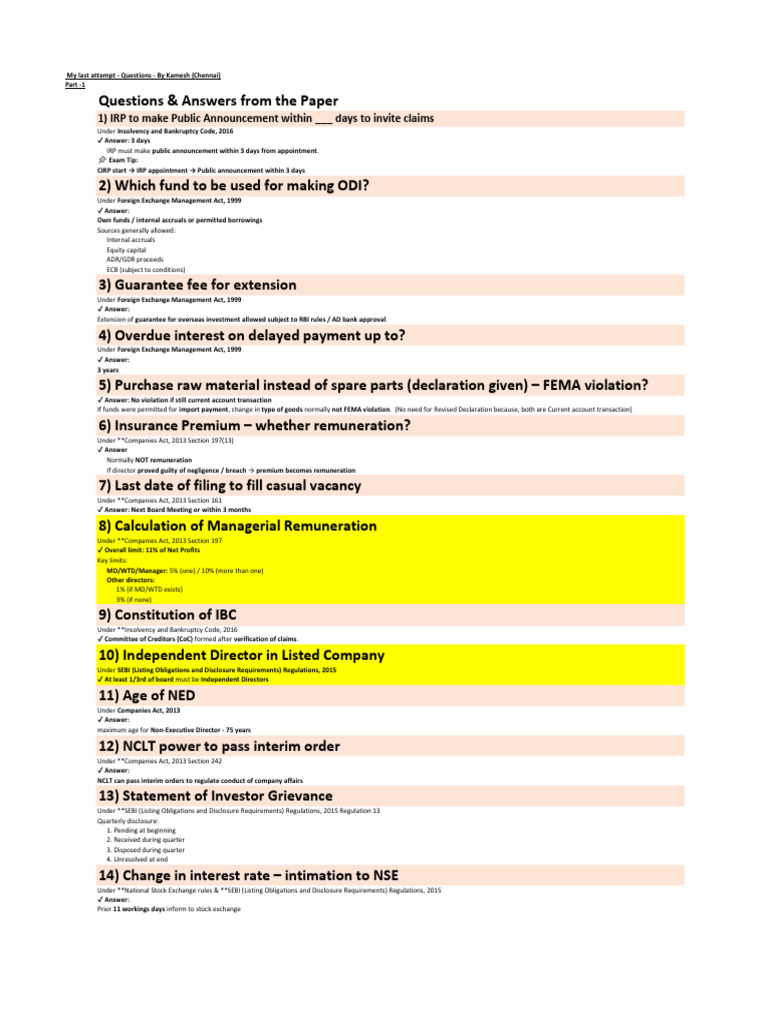 Set-A Repeated Questions (Before Exam) | PDF