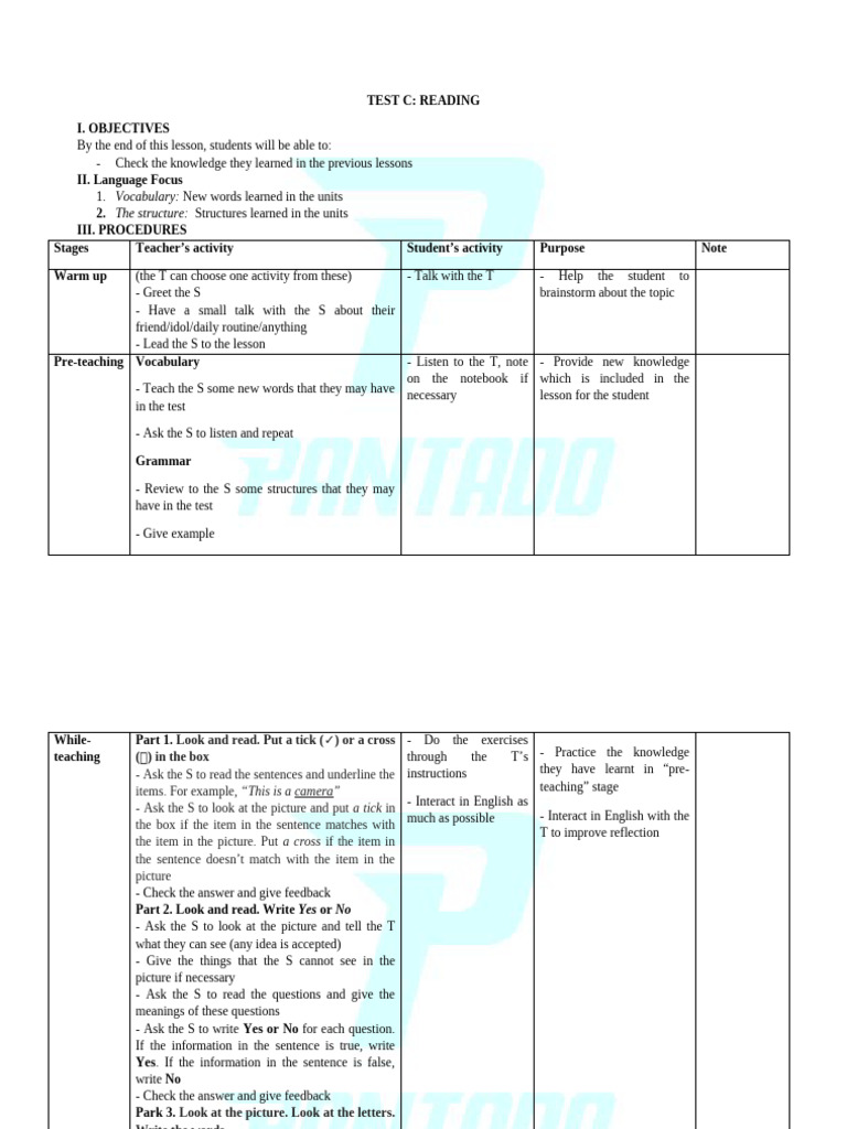 FFS - Unit 45 C - Test - Reading and Writing | PDF