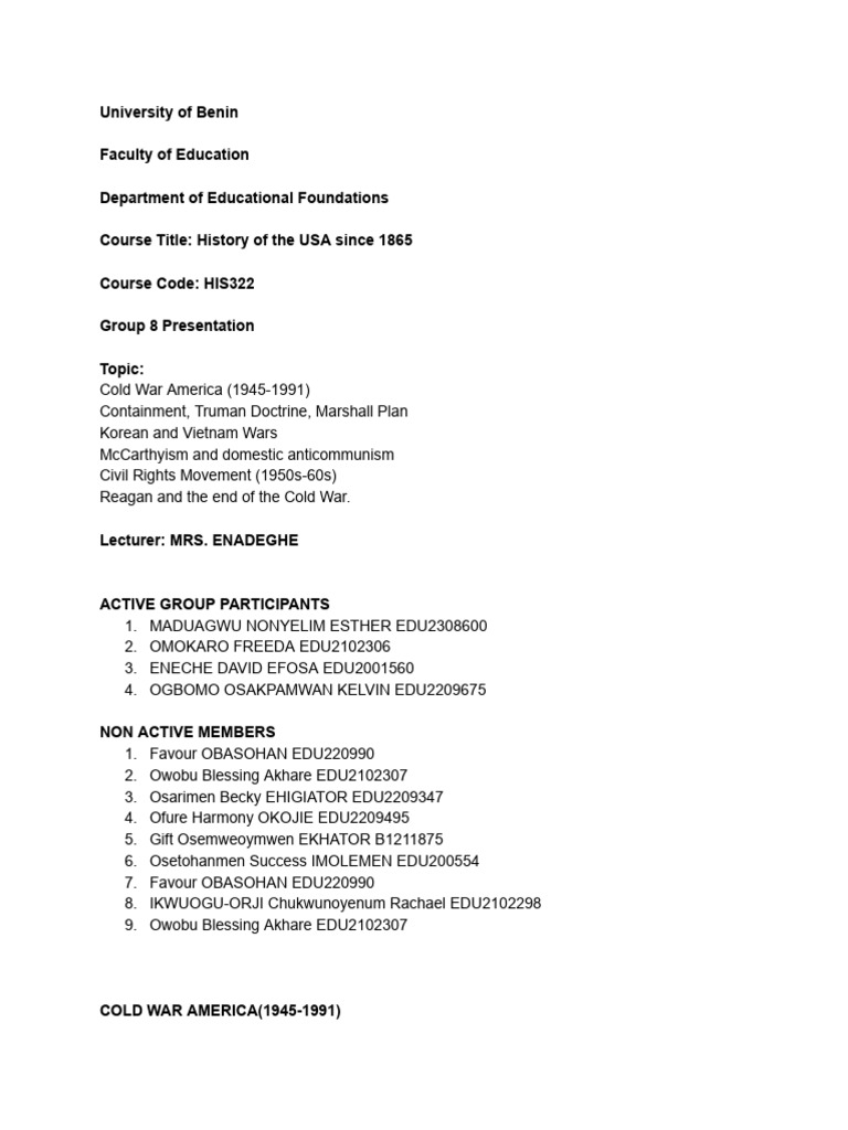 Group 8 Presentation. | PDF