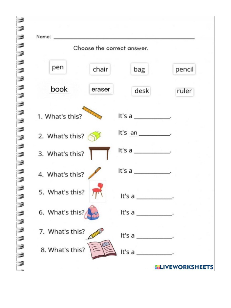 Worksheet 1274096 | PDF