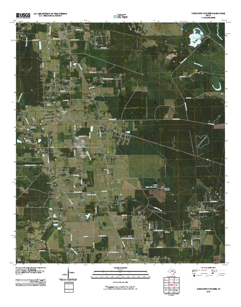 Topographic Map of Tarkington Prairie PDF United States Geological