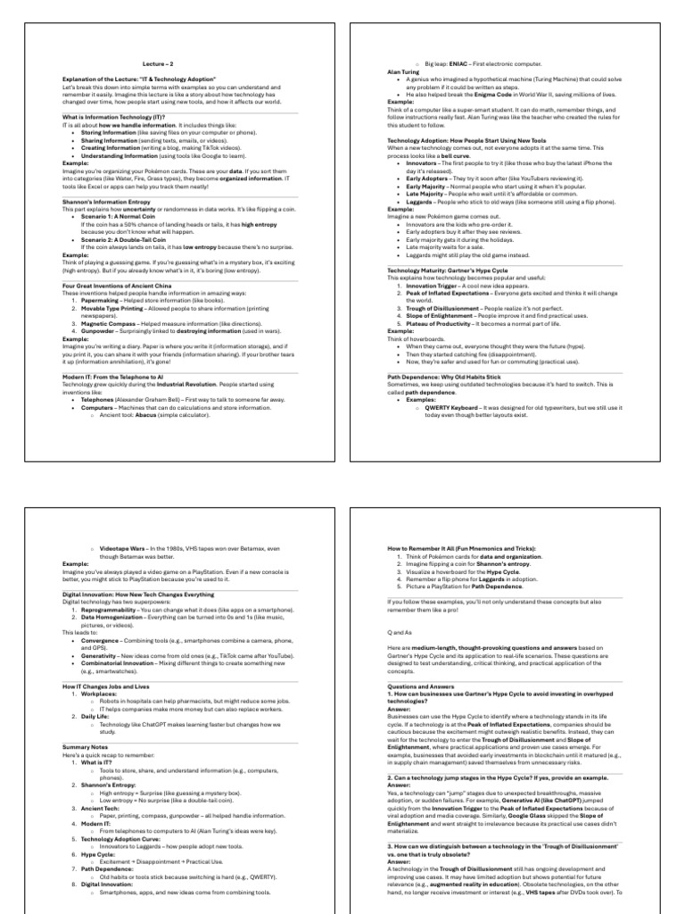 DOTE 2051 Chatgpt Notes | PDF