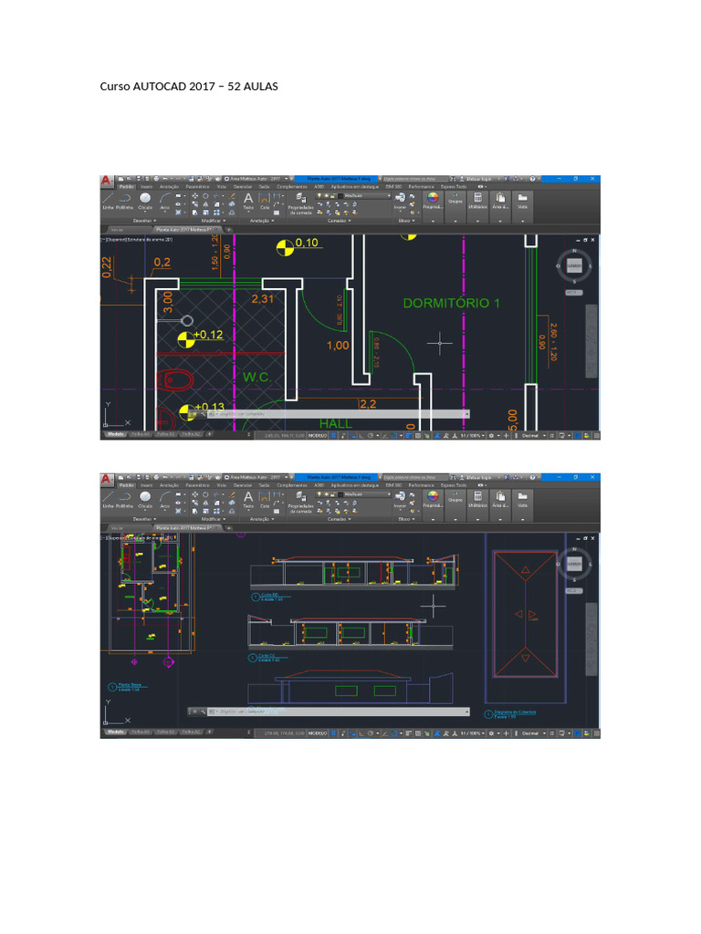 Curso AUTOCAD 2017 E Manutensao | PDF