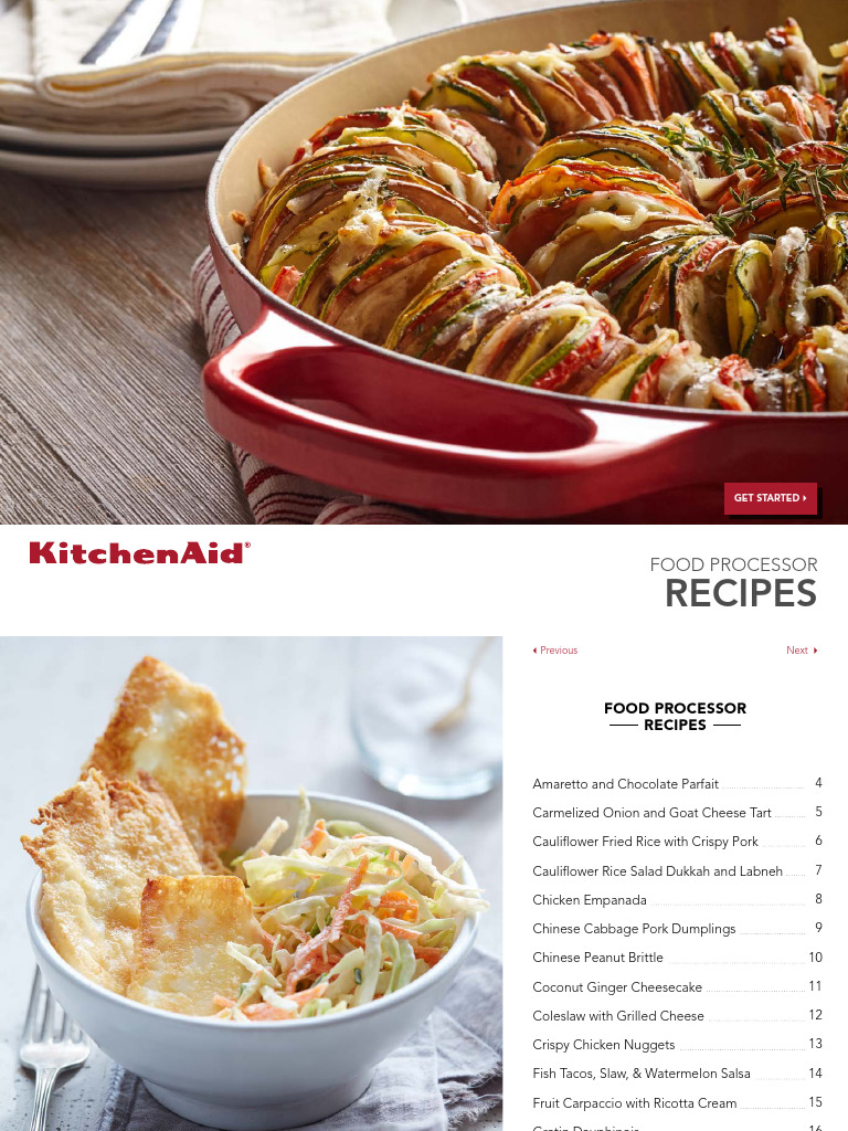 FoodProcessor RecipeBook | PDF