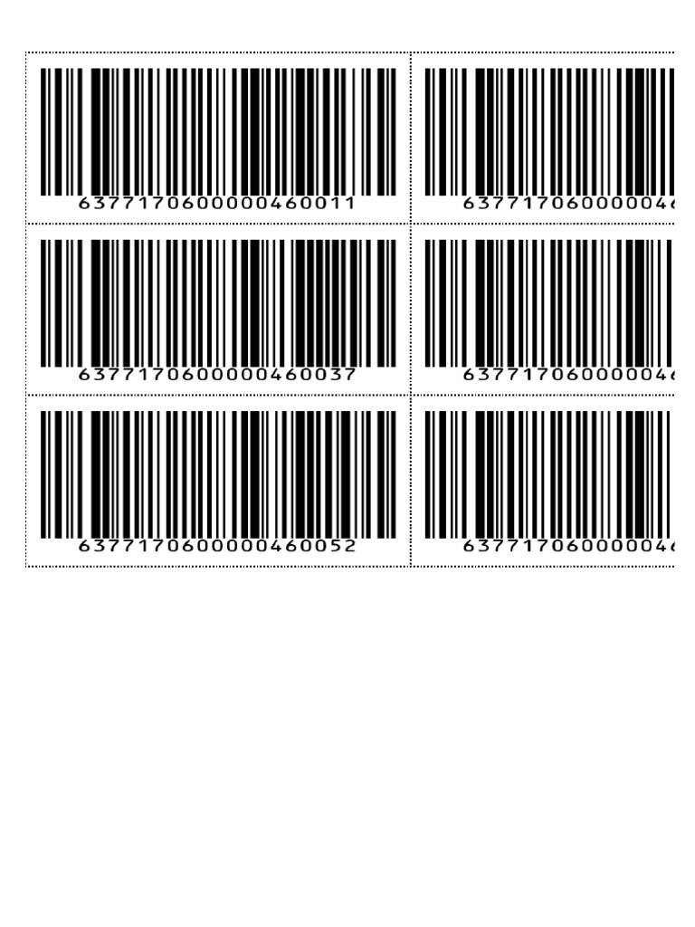 Bulk Barcode Creator and Print | PDF