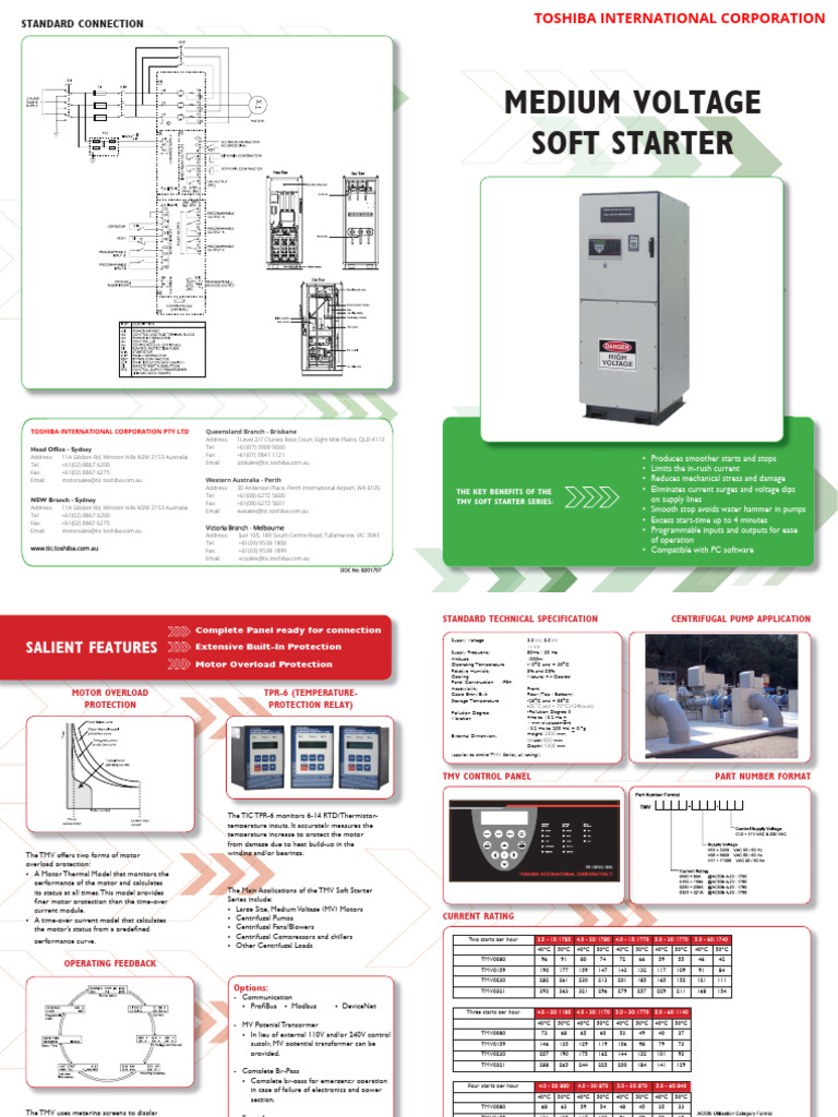 TMV Soft Starter Brochure | PDF