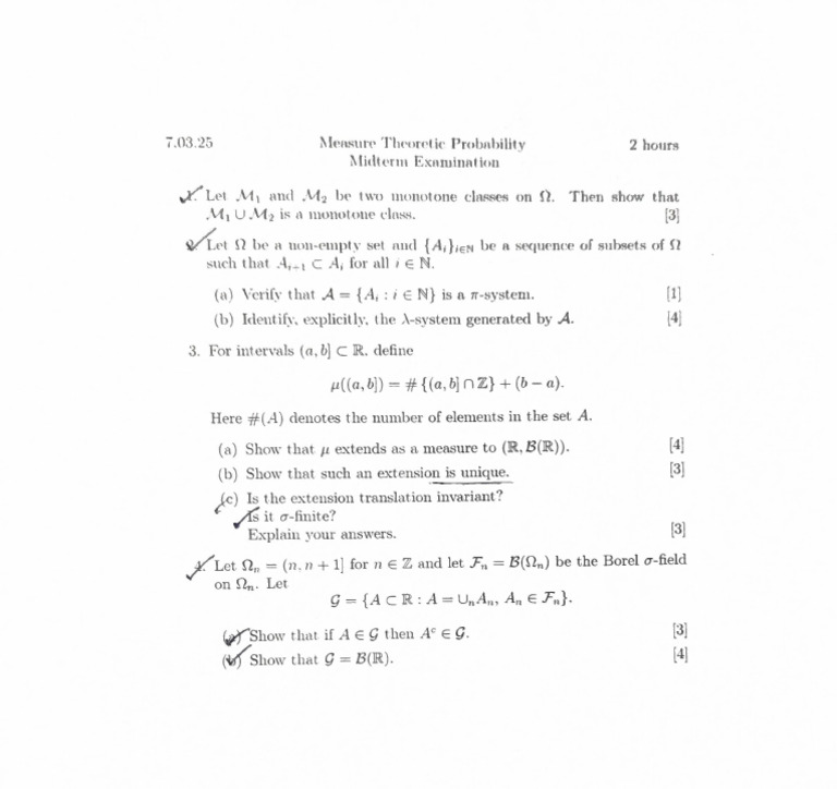 MTP - Midsem Question Paper - ISI SEM 2 | PDF