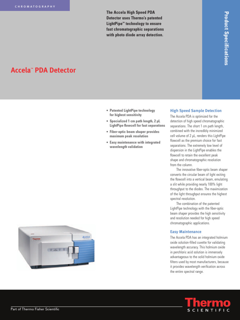 Accela PDA Data Sheet | PDF