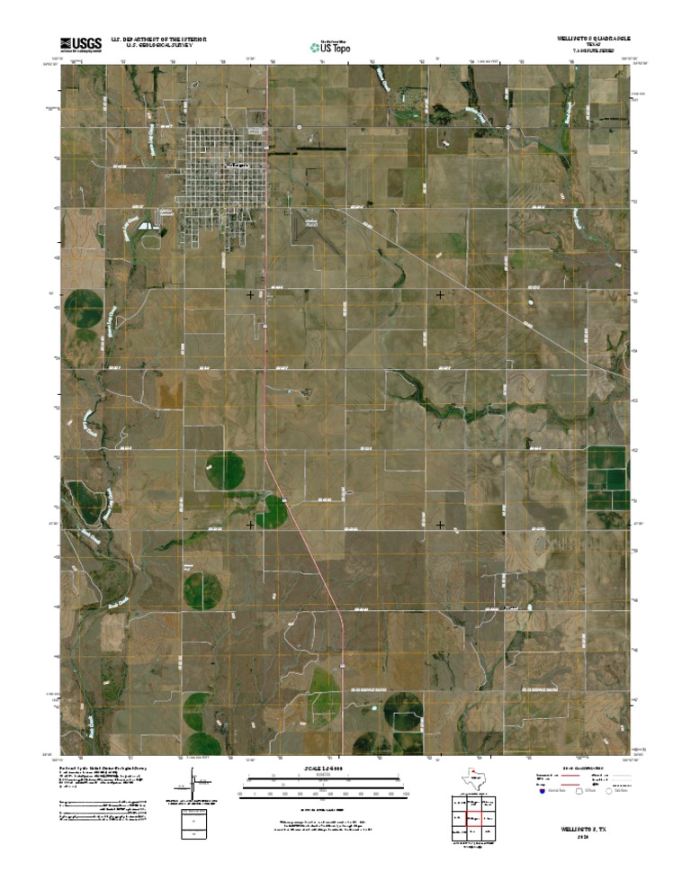 Topographic Map of Wellington PDF