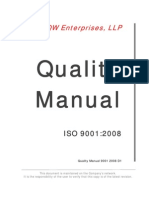 Iso 9001 2008 Quality Manual Preview